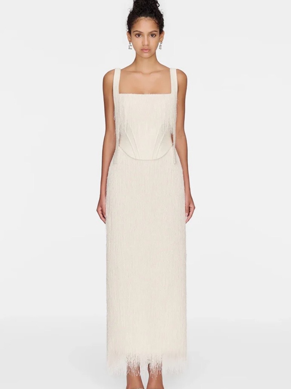 White Montsand Andrea Dress
